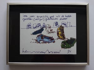 Herman Brood - gekleurde auto's kopen? Bied vanaf 220!
