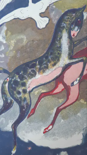 Kees van Dongen - houtgravure - Oiseaux Et Chevaux kopen? Bied vanaf 50!