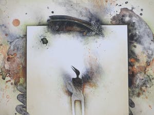 Jurjen Ravenhorst - Without Wings - Kleurenlitho kopen? Bied vanaf 1!