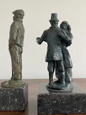 Siem Wardenaar - Set van 2 originele beelden kopen? Bied vanaf 250!