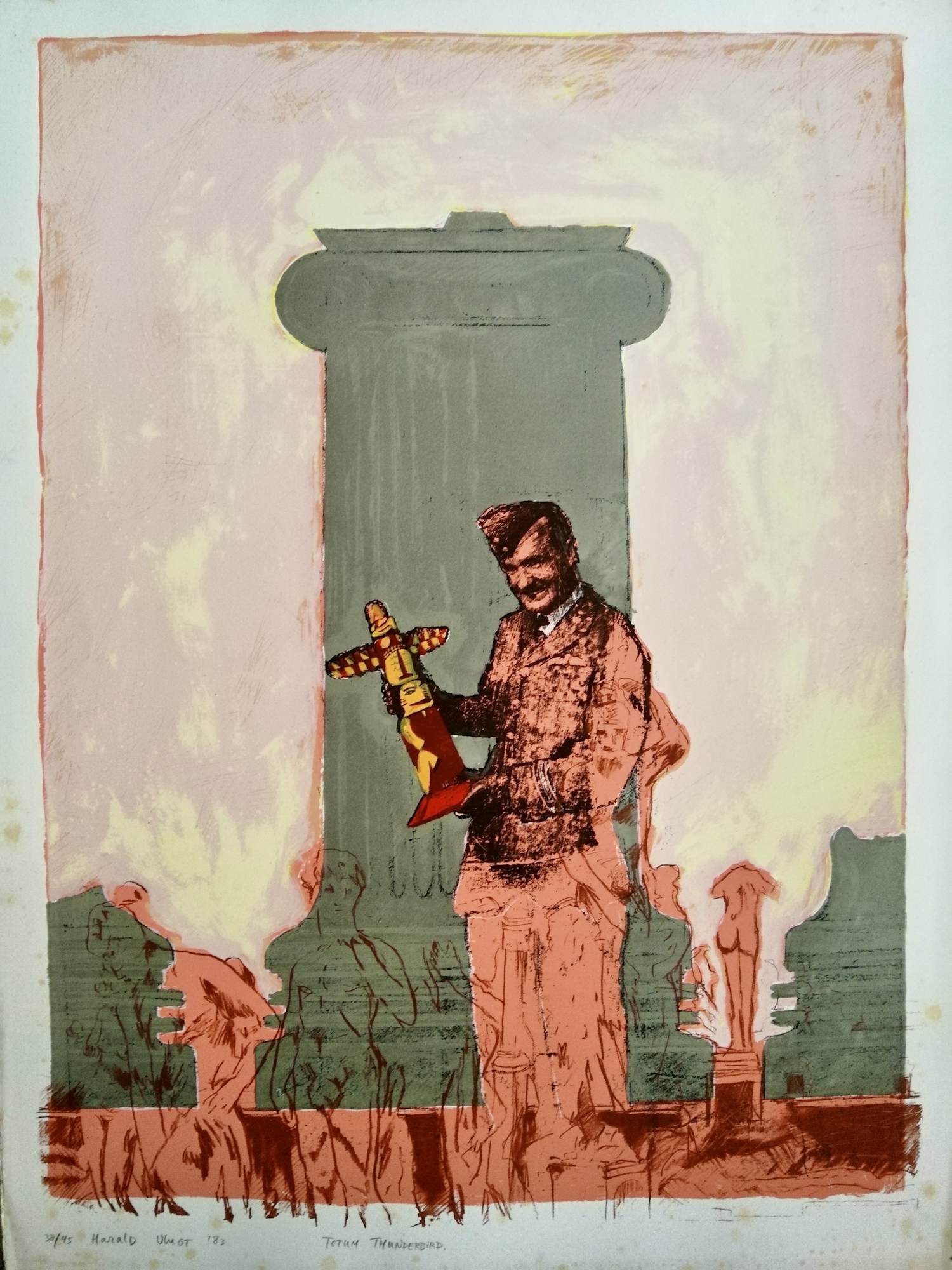 Harald Vlugt - Zeefdruk Totum Thunderbird kopen? Bied vanaf 10!