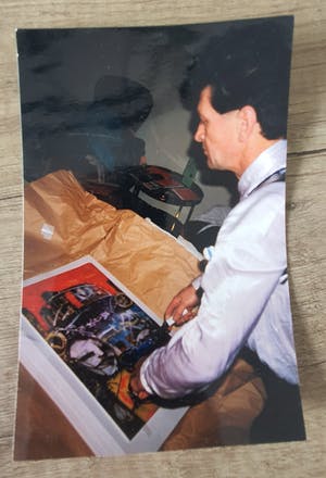 Herman Brood - Volvo - zeefdruk - gesigneerd - 1998 - 175 ex. kopen? Bied vanaf 1!