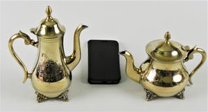 Curiosa - EPNS verzilverde koffiekan en theepot kopen? Bied vanaf 1!