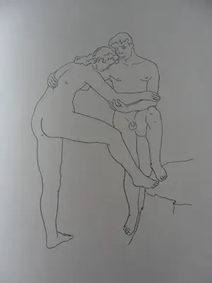 Teun Roosenburg - 10 Litho's, Titel, De Minnenden kopen? Bied vanaf 30!