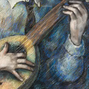 Arnold van de Laar - Portret jongeman met banjo kopen? Bied vanaf 75!