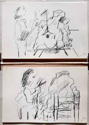 Jan Sierhuis - schetsboek met 20 litho's en gedicht van Bert Schierbeek kopen? Bied vanaf 145!