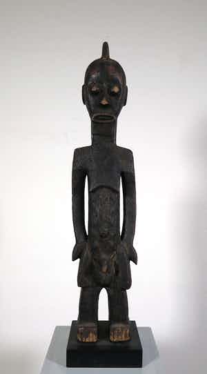 Keaka - Hout, Staand Mannenfiguur verkocht voor € 1!