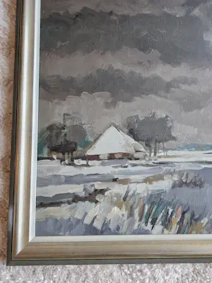 Bob Immink - Landschap met boerderij kopen? Bied vanaf 200!