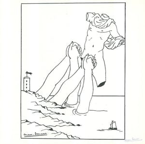 Marc Eemans - handgesigneerde surrealistische compositie kopen? Bied vanaf 25!