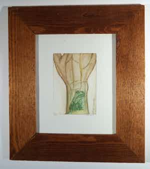 Herman Berserik - kikker in boom verkocht voor € 15!