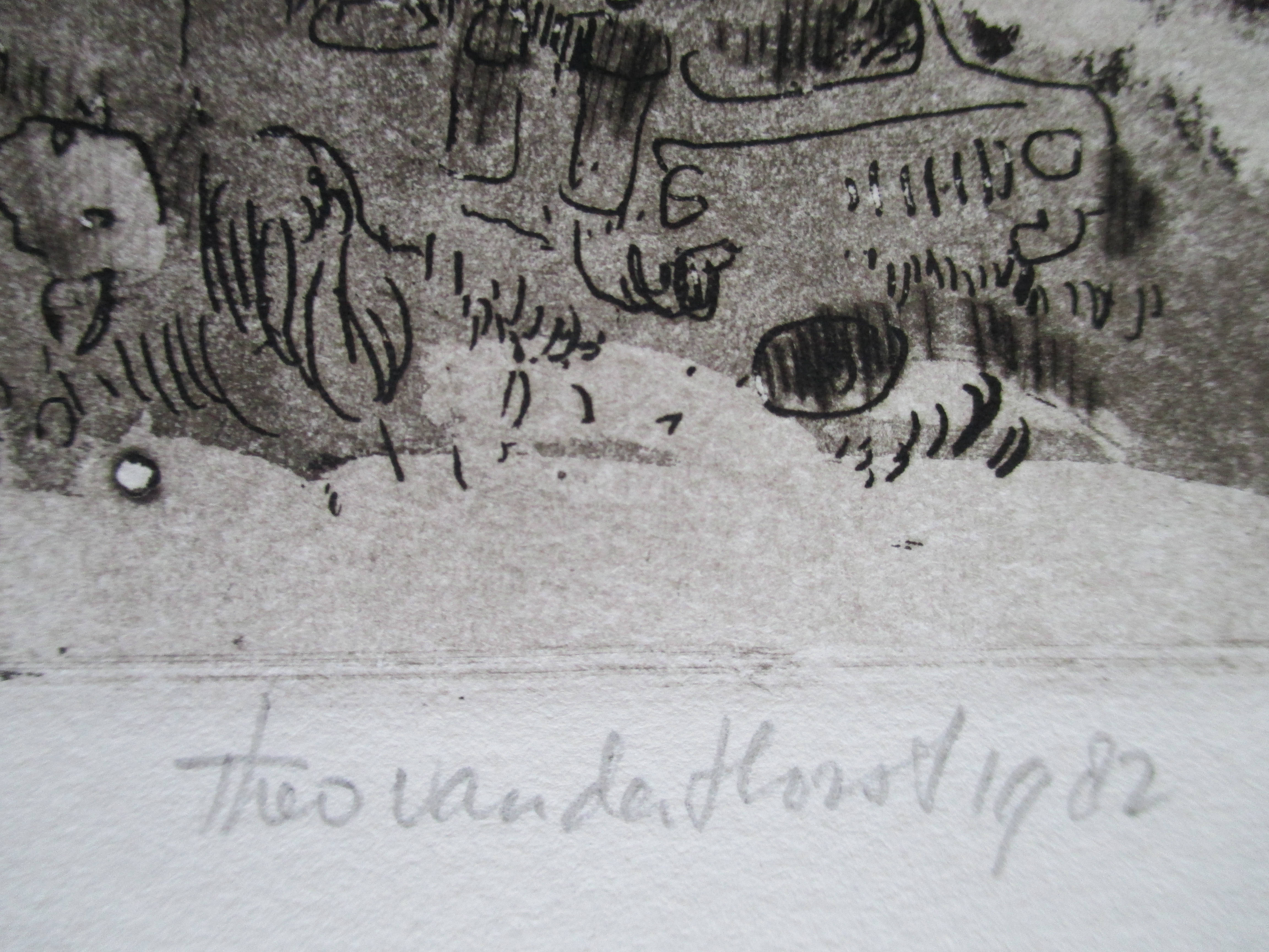 Theo van der Horst - Ets "een fijne wandeling" kopen? Bied vanaf 40!