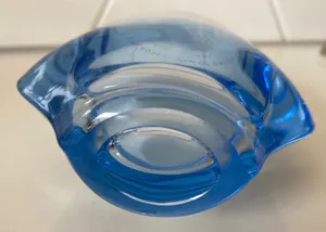 Per Lutken - Aqua blauw glazen vaasje - Holmegaard kopen? Bied vanaf 1!