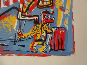 Peter Klashorst - Zeefdruk, titel. "Stierengevecht ". kopen? Bied vanaf 35!