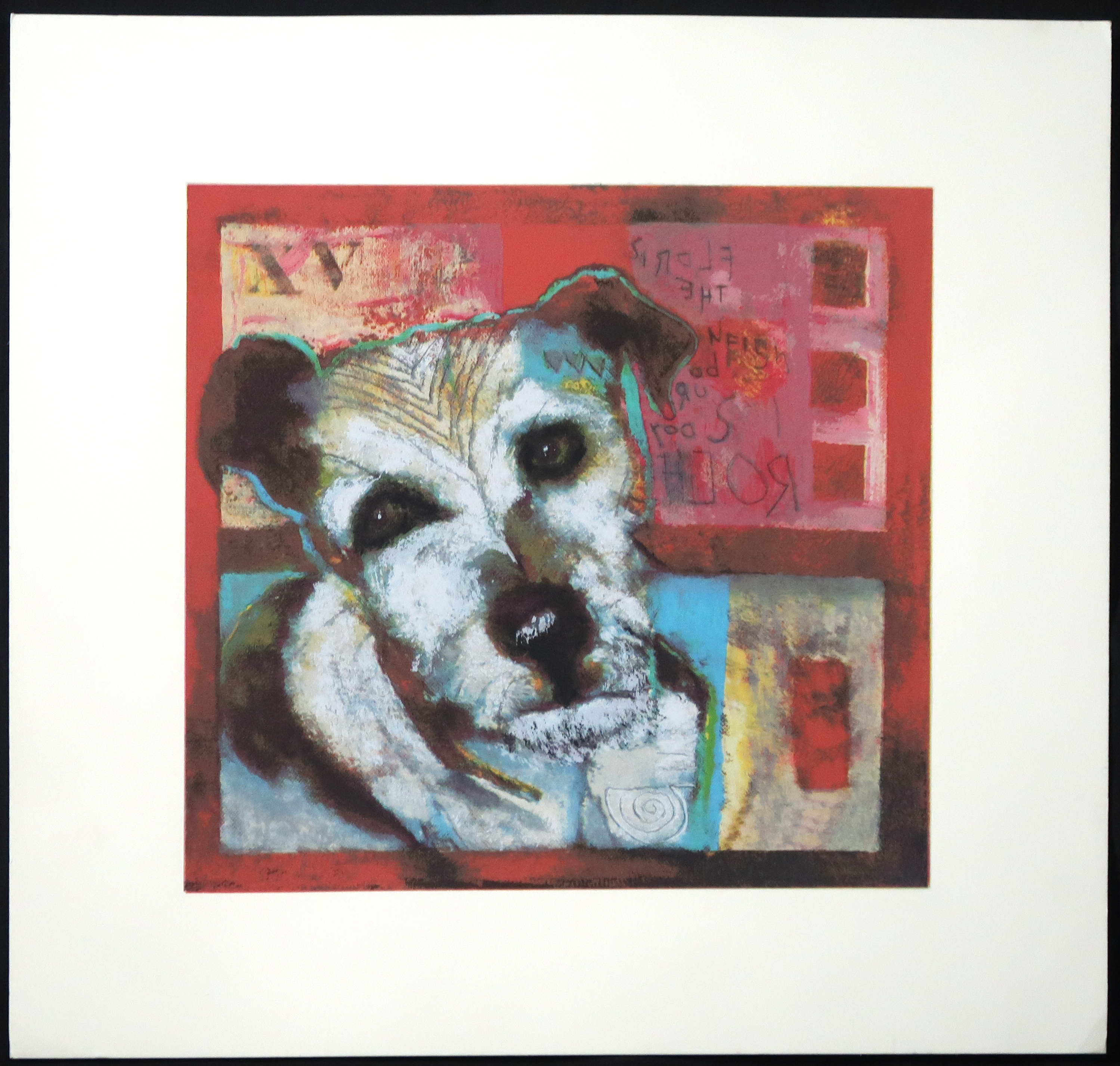 Niet of onleesbaar gesigneerd - Kleurenlitho, Floris de hond kopen? Bied vanaf 1!