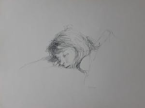 Aat Veldhoen - Lotje, slapend - Rotaprint kopen? Bied vanaf 50!