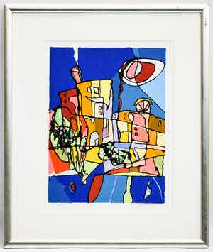 Jan Latinne - Abstracte Compositie verkocht voor € 50!