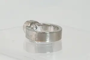 19 - Exclusieve CHOPARD happy diamonds 18Krt wit goud & diamanten ring kopen? Bied vanaf 1580!