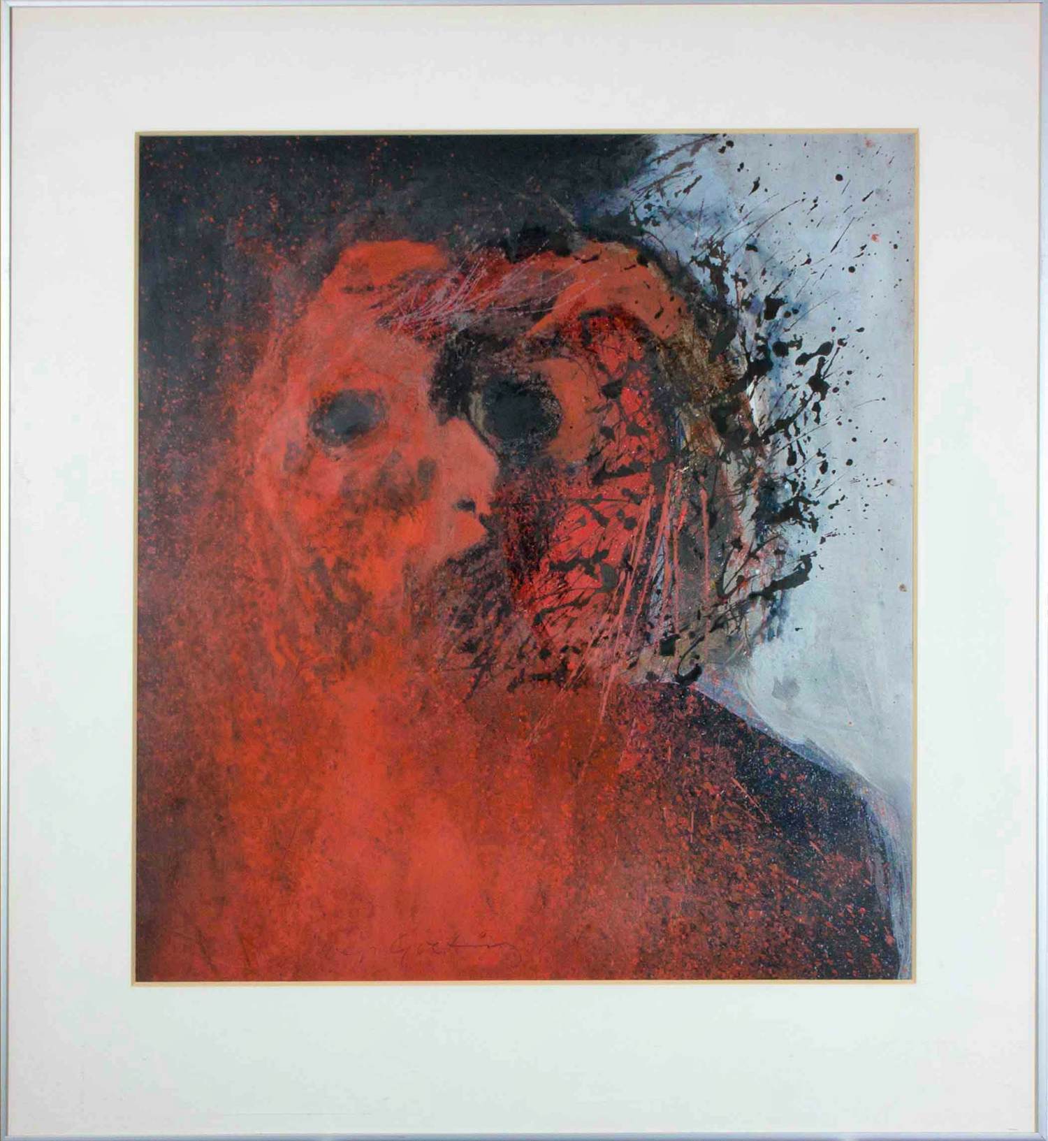 Joep Goeting - Gouache, Zonder titel - Ingelijst kopen? Bied vanaf 50!