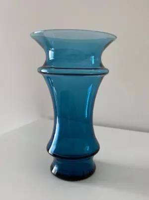 AcheterJan van der Vaart - Zeldzaam mooie blauwe vaas 1990's Royal leerdam? Enchérissez de 79!