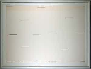 Shusaku Arakawa - Litho, When looking at (...) - Memoire de la liberte - Ingelijst (Zeer groot) verkocht voor € 200!