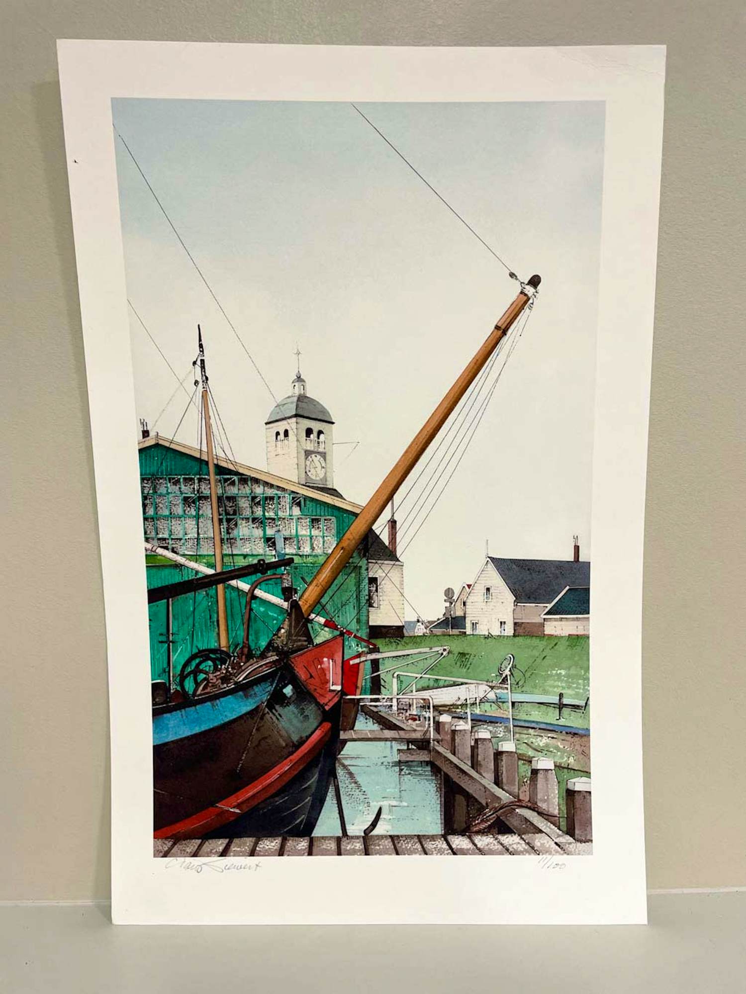 Ciano Siewert - Zeilschip met zicht op kerk kopen? Bied vanaf 55!