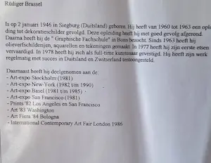 Rüdiger Brassel - Stilleven in beweging, ingelijst kopen? Bied vanaf 59!