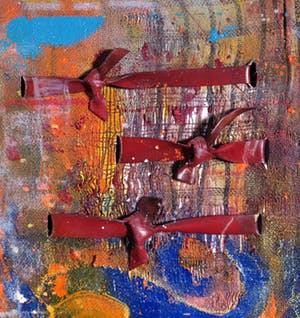 Rodrigo Izolag - Gemengde techniek op doek, Noticias da Secca (Zeer groot) kopen? Bied vanaf 150!