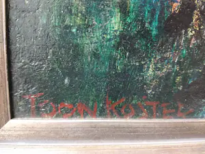 Toon Koster - Expressionistisch boszicht kopen? Bied vanaf 180!