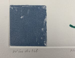 Harrie Gerritz - Ets/aquatint - 'Windstil' - 1988 kopen? Bied vanaf 75!