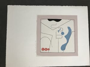 Frank Lodeizen - 2x geen titel en 5 andere werken van 3 andere kunstenaars kopen? Bied vanaf 100!