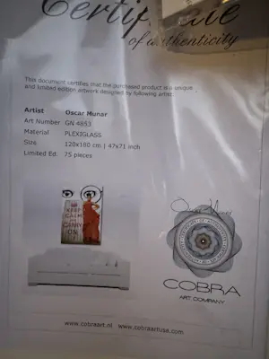 Oscar Munar - 1/75 gecertificeerd kopen? Bied vanaf 499!