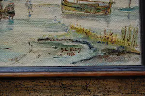 Niet of onleesbaar gesigneerd - Winterlandschap met houtzaagmolens kopen? Bied vanaf 1!