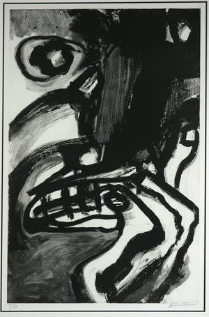 Bengt Lindstrom - Ets, Tableau - Ingelijst (Groot) kopen? Bied vanaf 350!