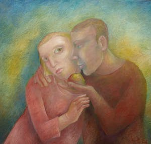 An Beerman - Olieverf op linnen , Verleiding – ingelijst , 93 x 98 cm - 2005 kopen? Bied vanaf 50!