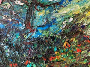 Jan Makkes - Landschap met bomen kopen? Bied vanaf 50!