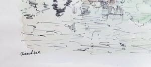 Bob Brobbel - Havengezicht Zierikzee - Litho / Aquarel kopen? Bied vanaf 1!