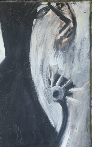 Kars Persoon - Schilderij op doek: 'Schaduw' - Zeer groot kopen? Bied vanaf 395!