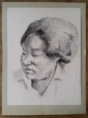 Klaas Pijlman - Portret vrouw. kopen? Bied vanaf 10!