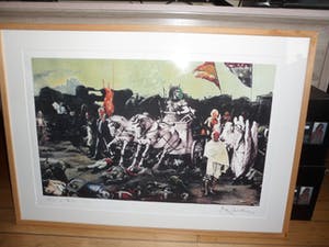 Rob Scholte - Zeefdruk. titel, " Vrede van Munster". kopen? Bied vanaf 80!