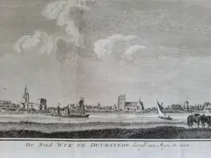 Jan Caspar Philips - Gezicht op Wijk bij Duurstede De Stad Wyk te Duurstede, Langs den Rijn te zien kopen? Bied vanaf 60!