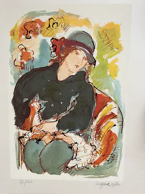 Nic Jonk - Prachtig mooie zeefdruk kopen? Bied vanaf 60!