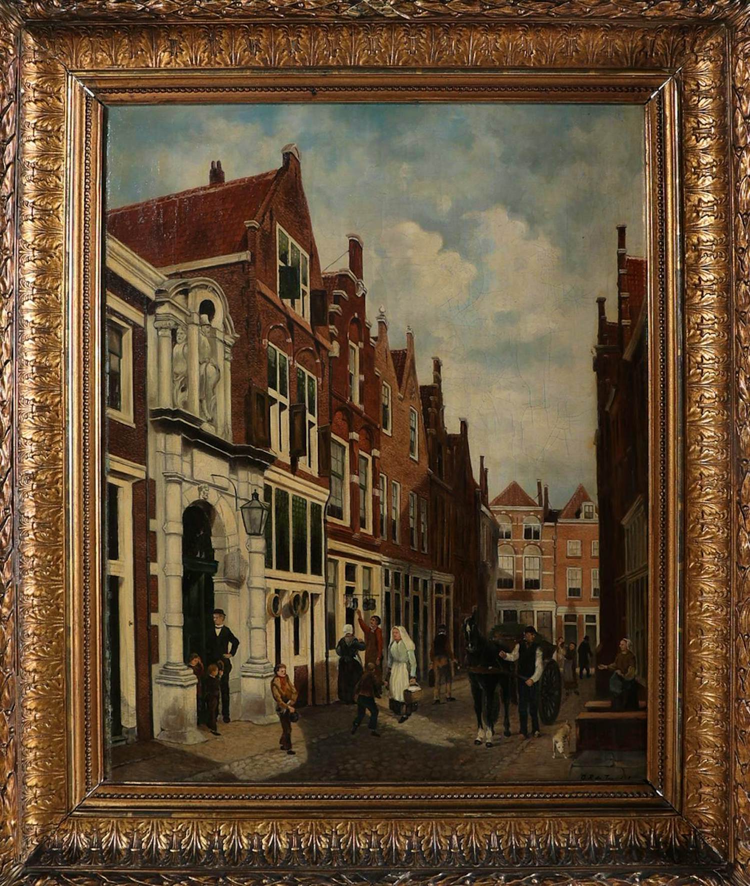 Oene Romkes de Jongh - Stadsgezicht kopen? Bied vanaf 1450!