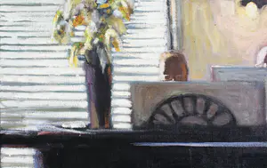 Juane Xue - schilderij - 2008 - 'Aan de Piano' kopen? Bied vanaf 400!