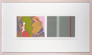 Bert Loerakker - Zeefdruk, Zonder titel - Ingelijst kopen? Bied vanaf 1!