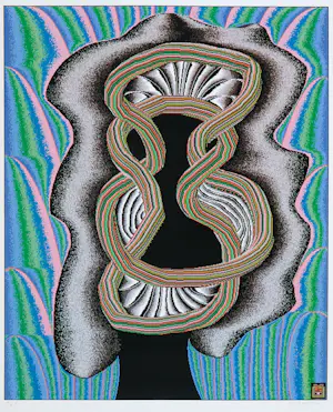 Shinkichi Tajiri - zeldzame knoop ‘KOAN I’ - gesigneerde computerprint - incl. originele bewaarmap kopen? Bied vanaf 125!