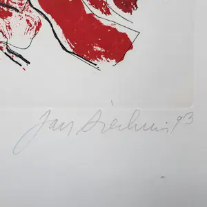 Jan Sierhuis - kleurets - Zonder Titel 41/100 - 25695 kopen? Bied vanaf 75!