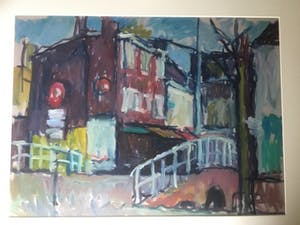 Antoon van Bakel - Stadsgezicht kopen? Bied vanaf 25!