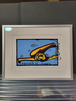 Herman Brood - SPOELT U MAAR - een must have voor het kleine kamertje ! kopen? Bied vanaf 350!