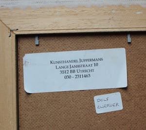 Dolf Zwerver - olieverf op board: de stenen bruid - 1980 kopen? Bied vanaf 1450!