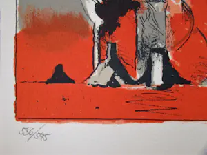 Graham Sutherland - Eerbetoon aan San Lazzaro - 1975 - Originele lithografie - Moulot kopen? Bied vanaf 100!